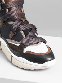 Sneakers Sonnie en cuir - Navy Ink