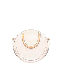 Sac à bandoulière Pixie en cuir - Abstract White