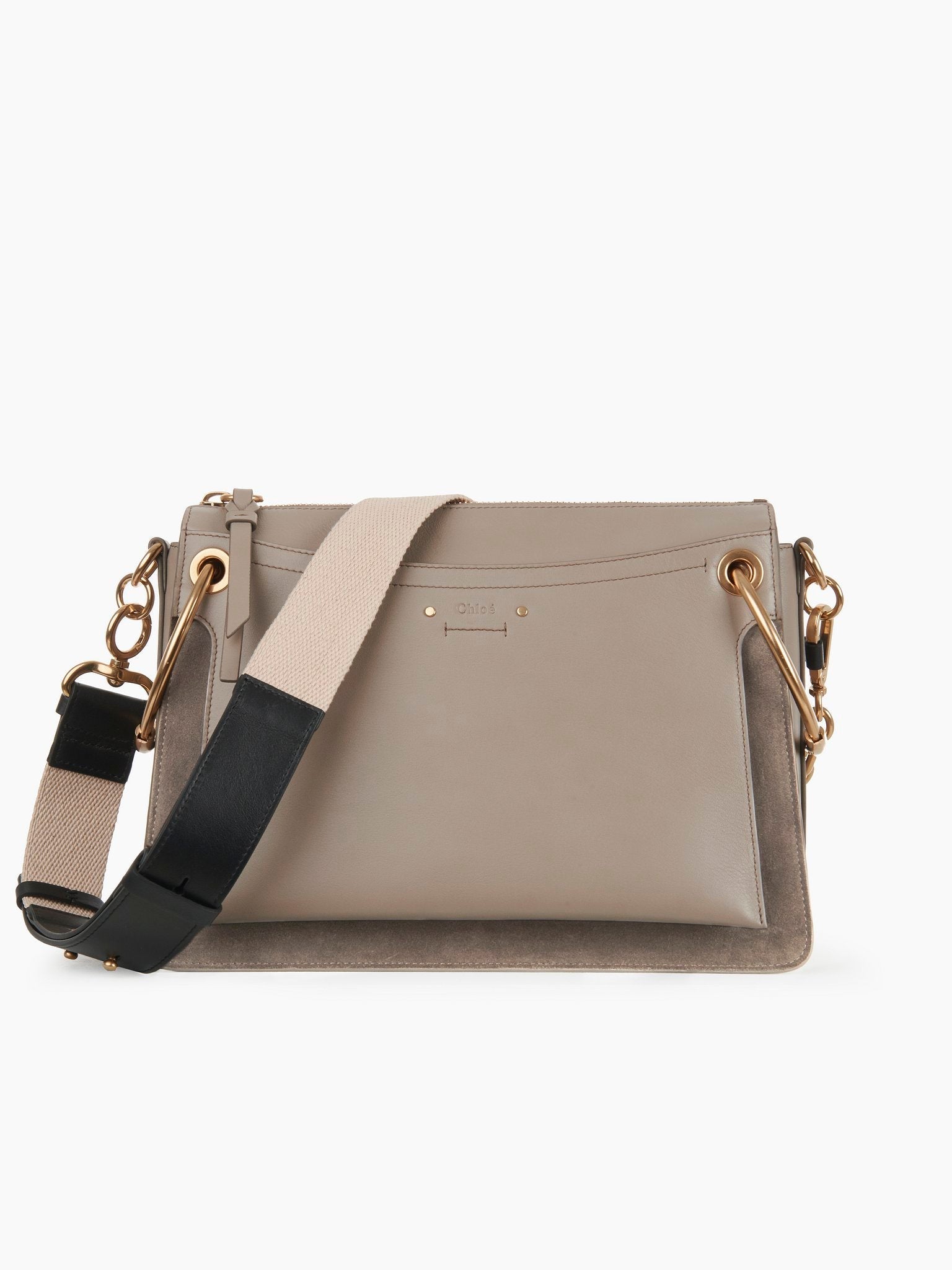 Bandoulière ajustable - Beige & Black