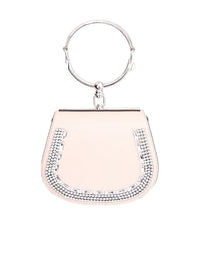 Sac à bandoulière Nile en cuir - Cement Pink