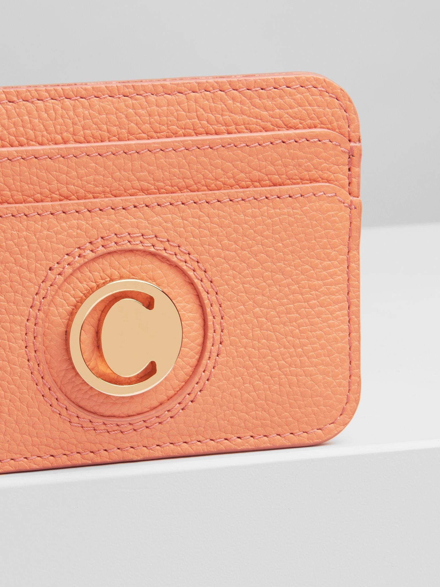 Porte-cartes Slide «C» en cuir - Canyon Sunset
