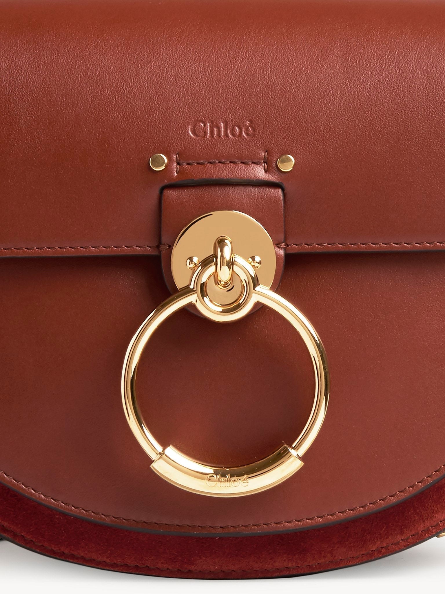 Petit sac Tess en cuir - Sepia Brown
