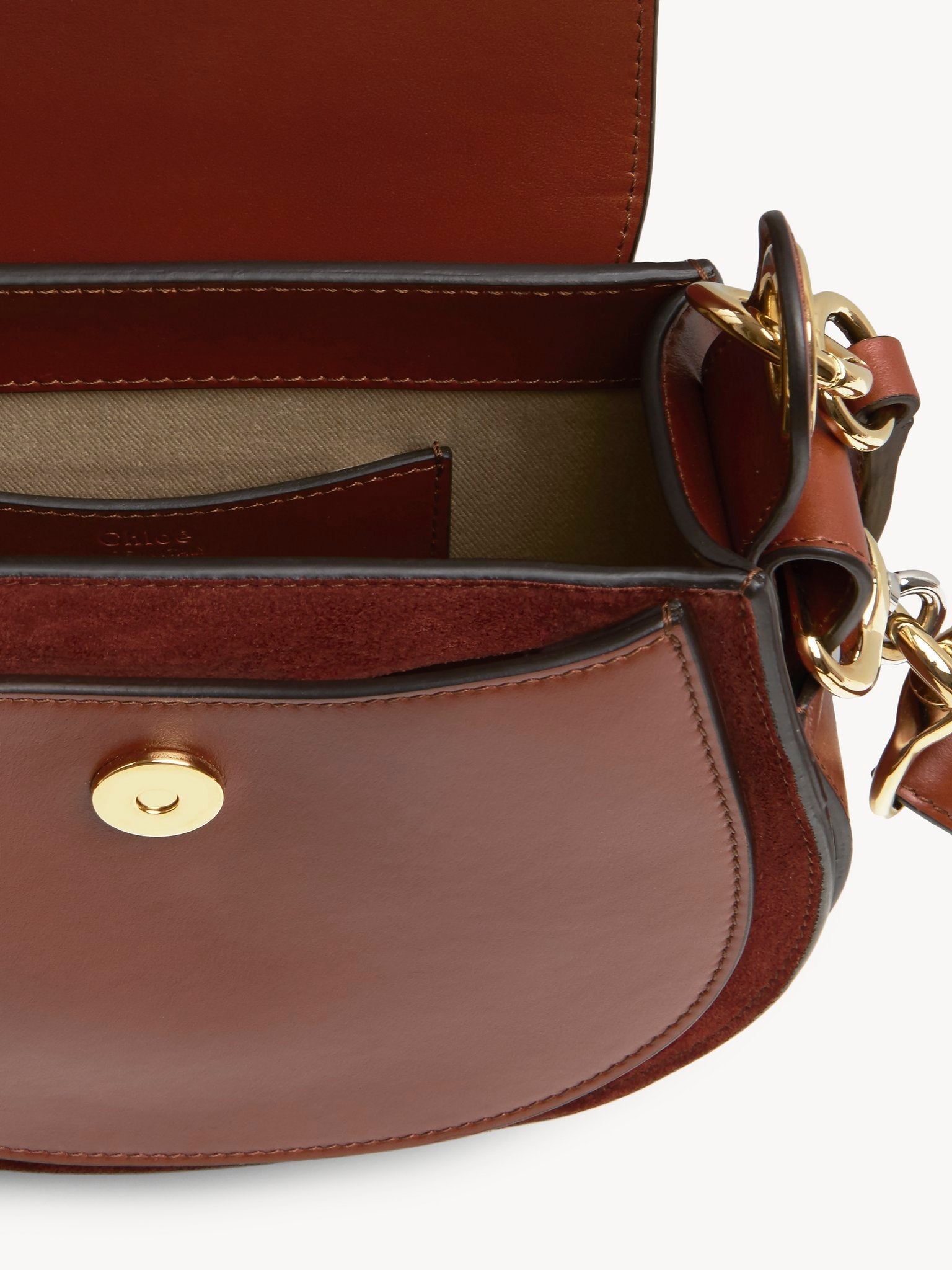 Petit sac Tess en cuir - Sepia Brown