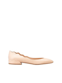 Ballerines Lauren à talons en cuir - Delicate Pink