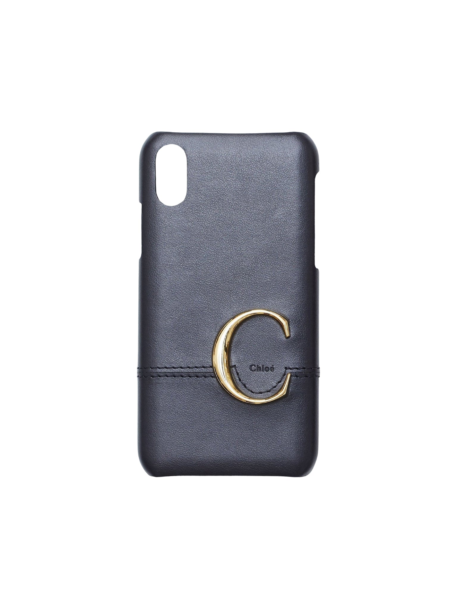Étui pour IPhone 8 avec détail doré en cuir - Full Blue