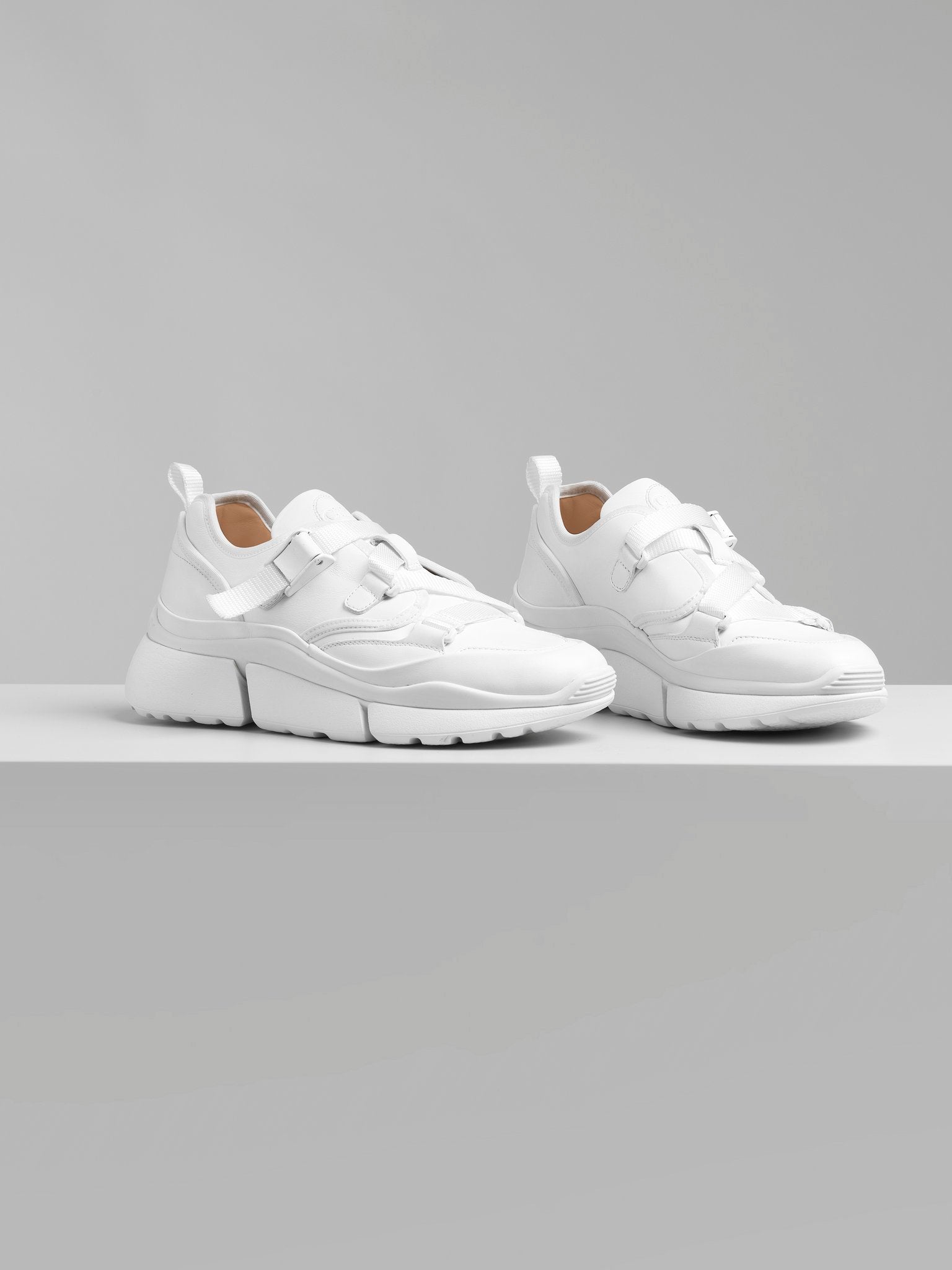 Sneakers Sonnie en cuir - White