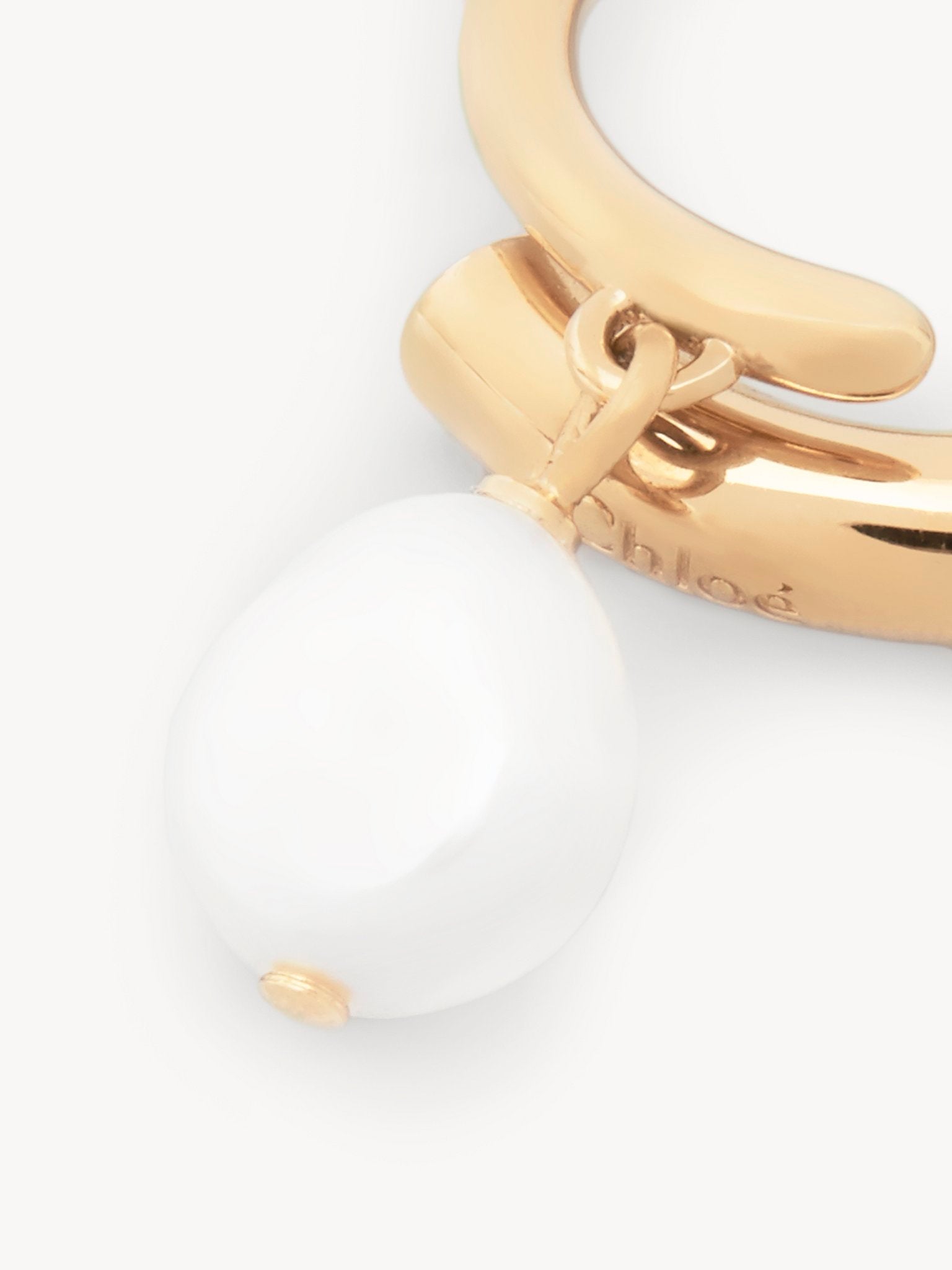Bague Darcey en laiton - Pearl