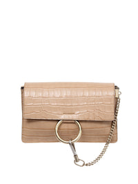 Sac à bandoulière Faye en cuir - Nut