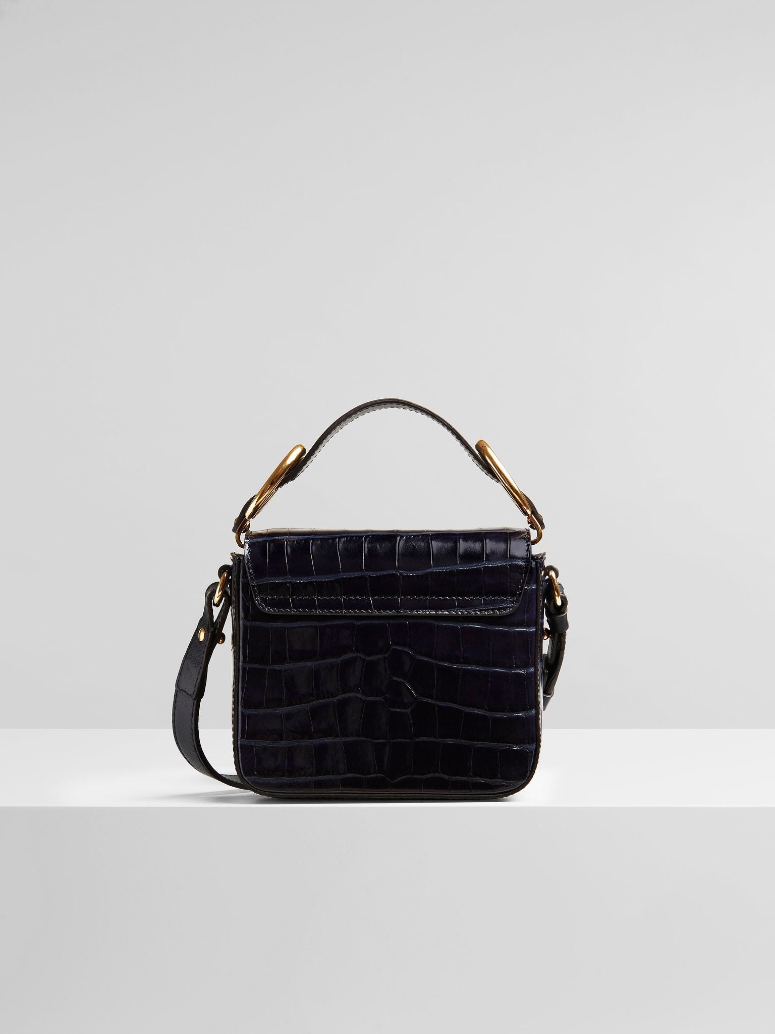 Mini sac Chloé C en cuir - Fullblue