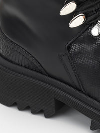 Bottines Bella en cuir - Black