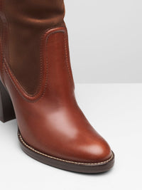 Bottes Emma en cuir - Roasted Brown