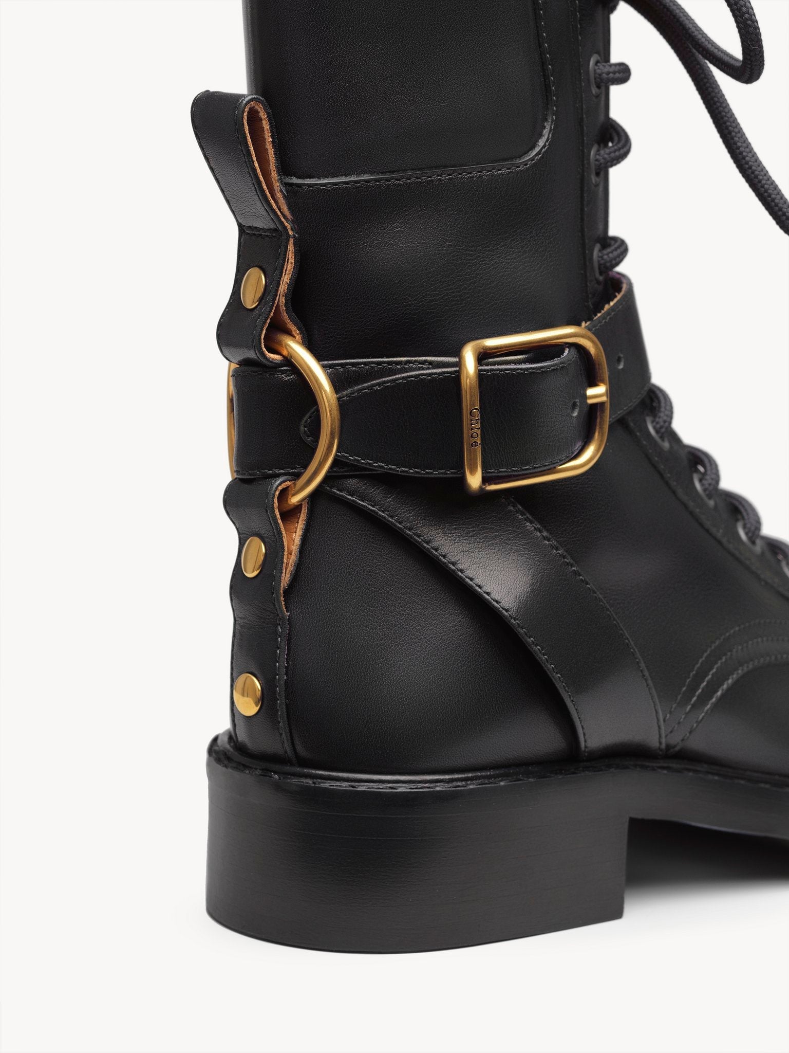 Bottines Diane hautes en cuir - Black