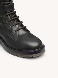 Bottines Diane hautes en cuir - Black