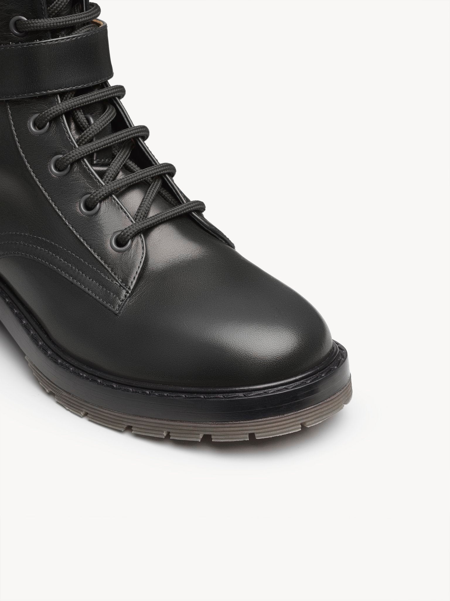 Bottines Diane hautes en cuir - Black