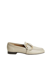 Mocassins Demi en cuir semi-brillant - Gris Motty
