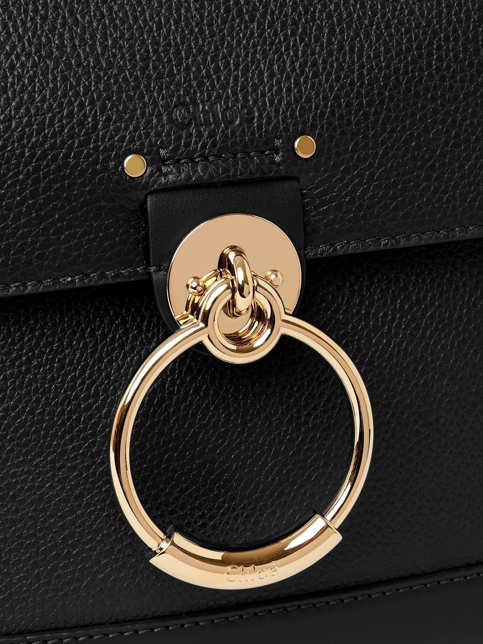 Sac Tess Day en cuir - Black