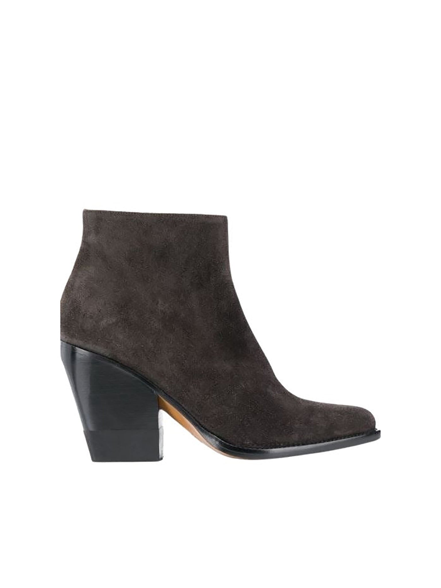 Bottines courtes Rylee en cuir - Charcoal Black