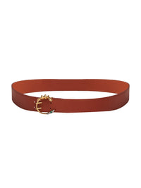 Ceinture Coucher de soleil en cuir - Brun Coucher de Soleil