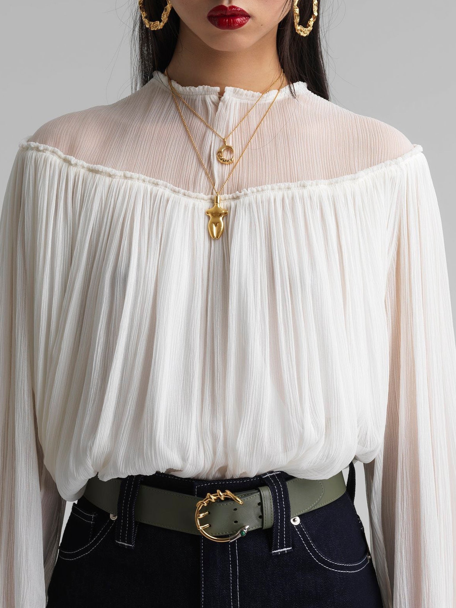 Collier Alphabet en laiton - Gold B