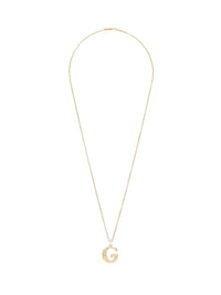 Collier Alphabet en laiton - Gold G