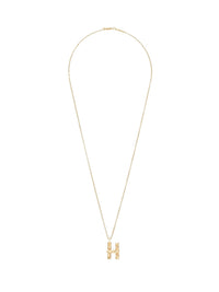 Collier Alphabet en laiton - Gold H