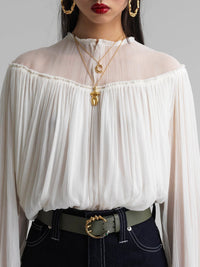 Collier Alphabet en laiton - Gold H