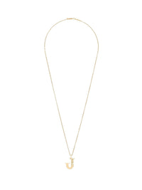 Collier Alphabet en laiton - Gold J