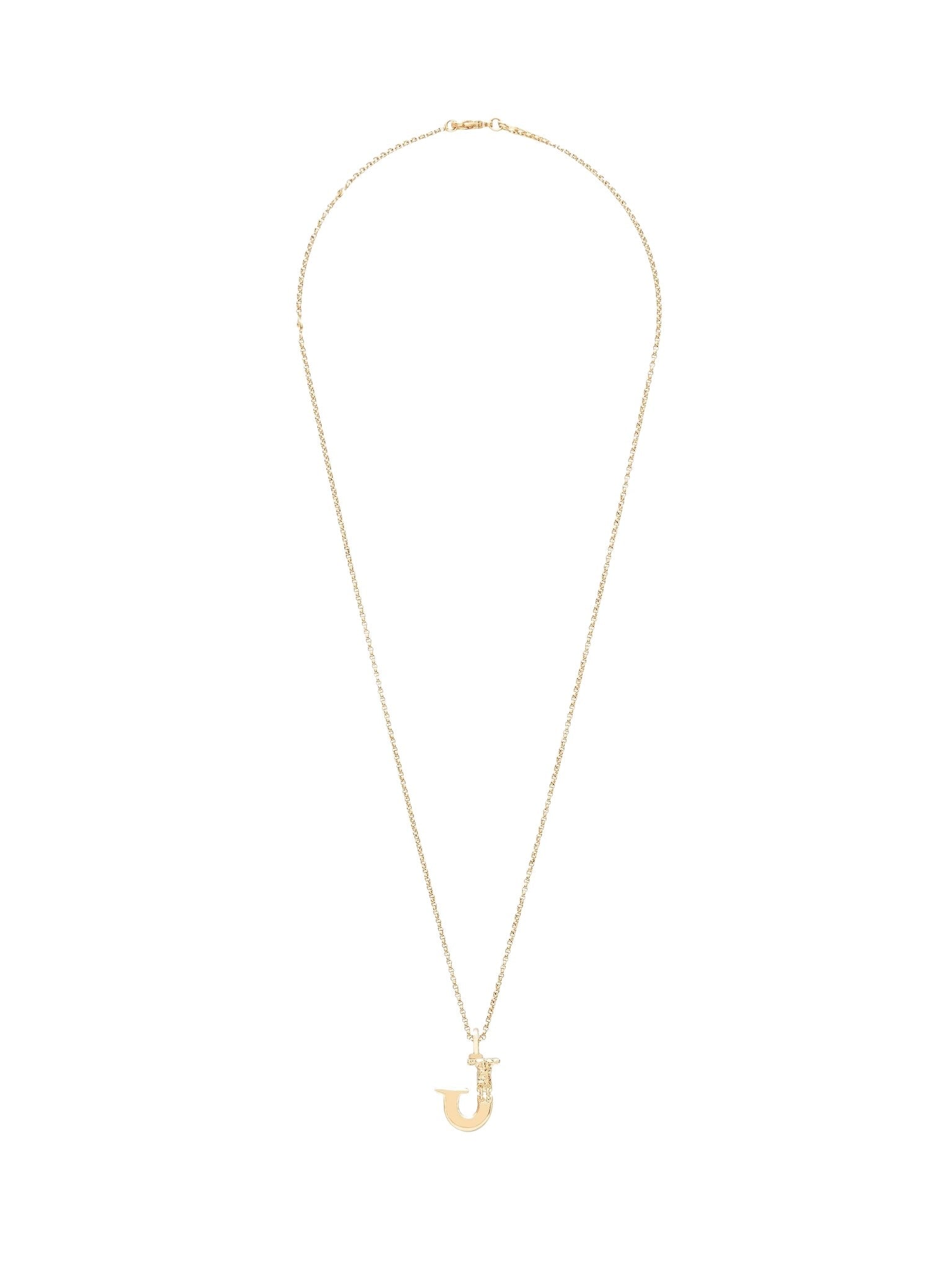 Collier Alphabet en laiton - Gold J