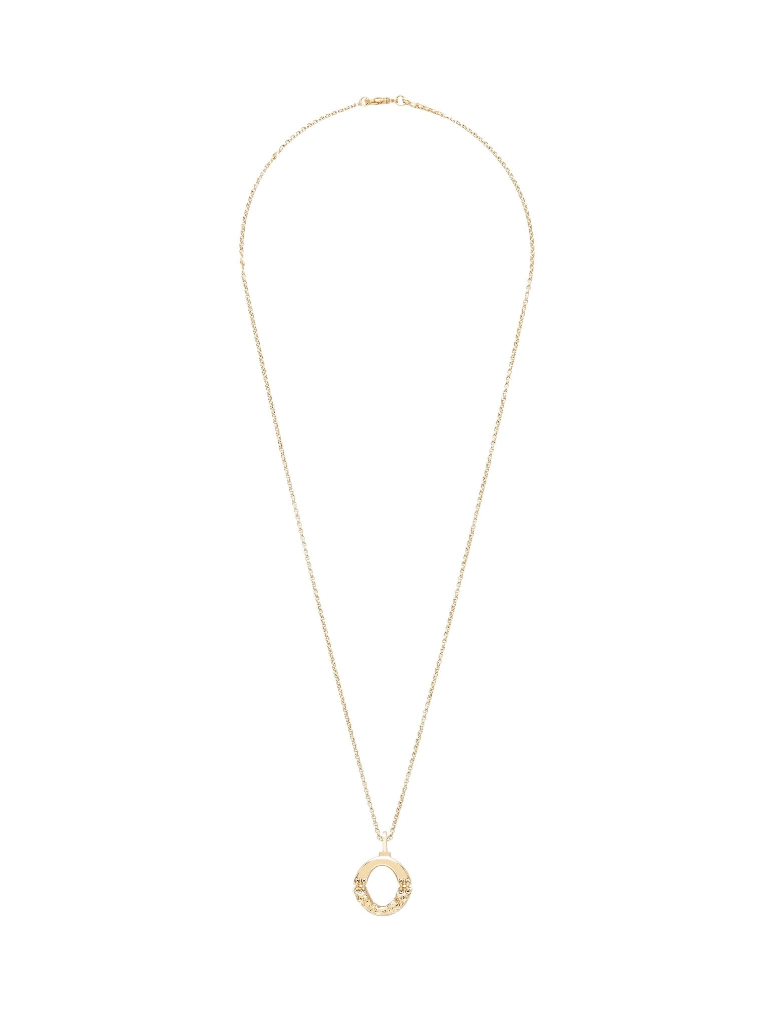 Collier Alphabet en laiton - Gold O
