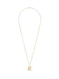 Collier Alphabet en laiton - Gold R