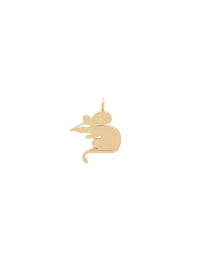 Charms pour portefeuille Souris en laiton - Gold