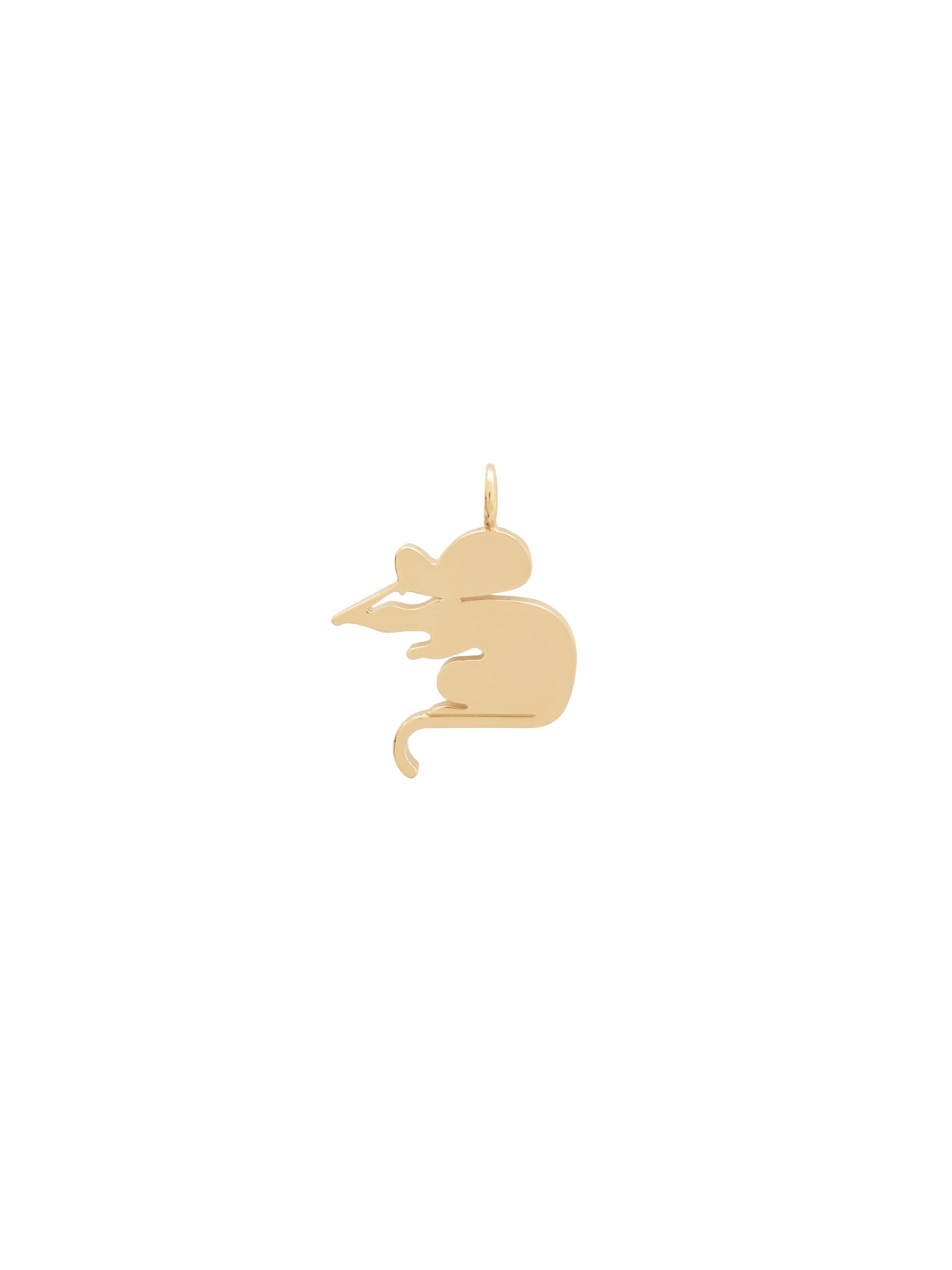 Charms pour portefeuille Souris en laiton - Gold
