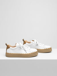 Baskets Lauren en cuir - Grove Brown