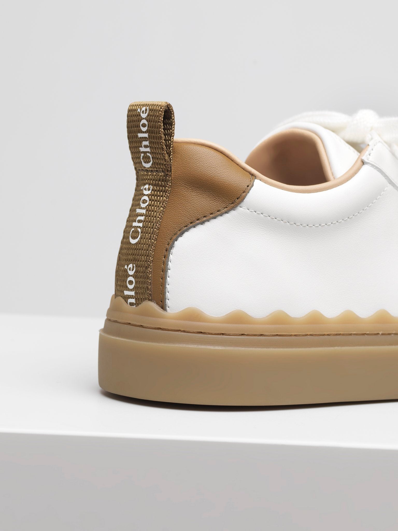 Baskets Lauren en cuir - Grove Brown