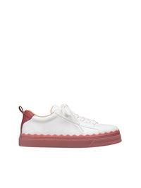 Baskets Lauren en cuir - Dawn Red