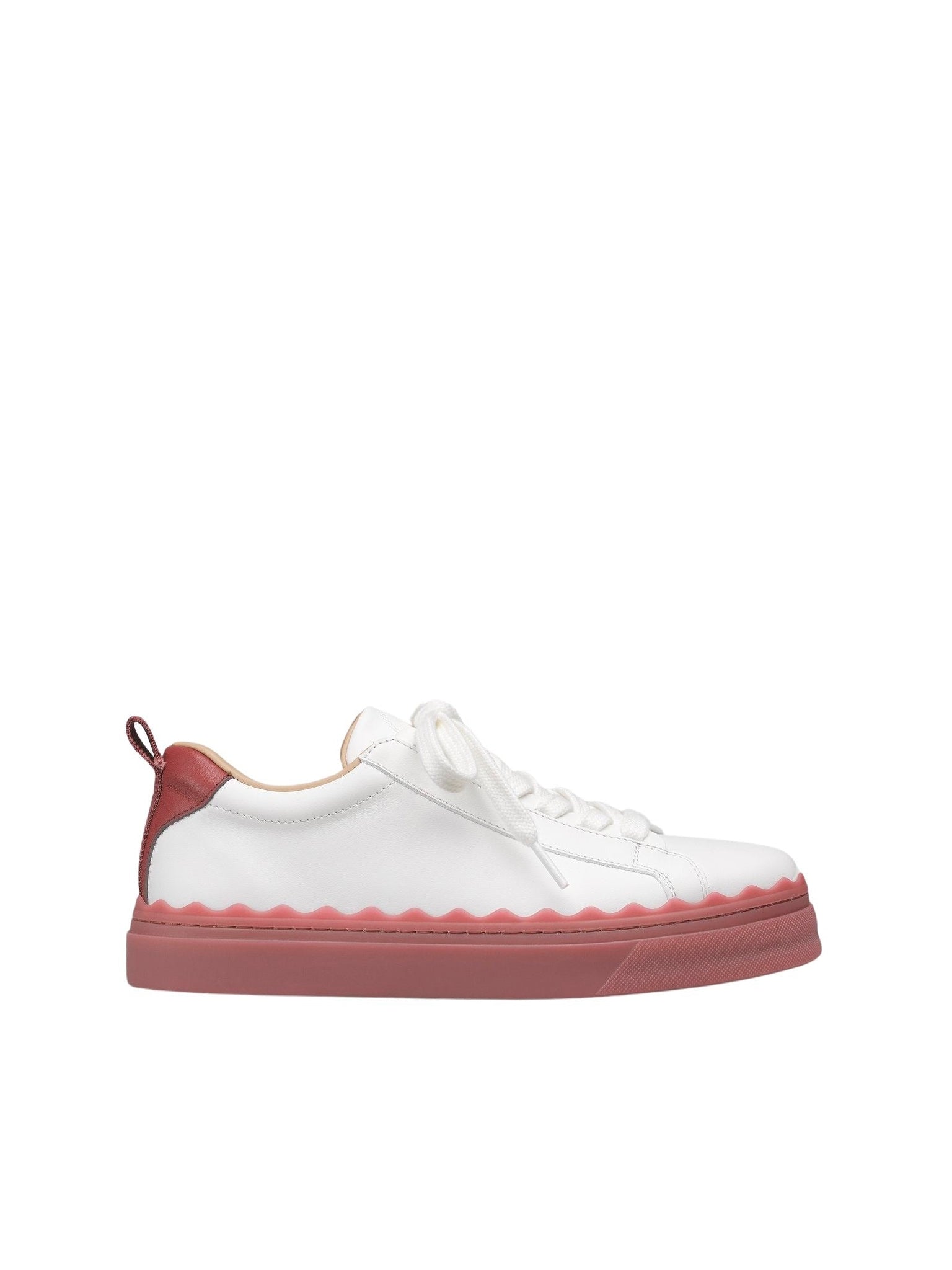Baskets Lauren en cuir - Dawn Red