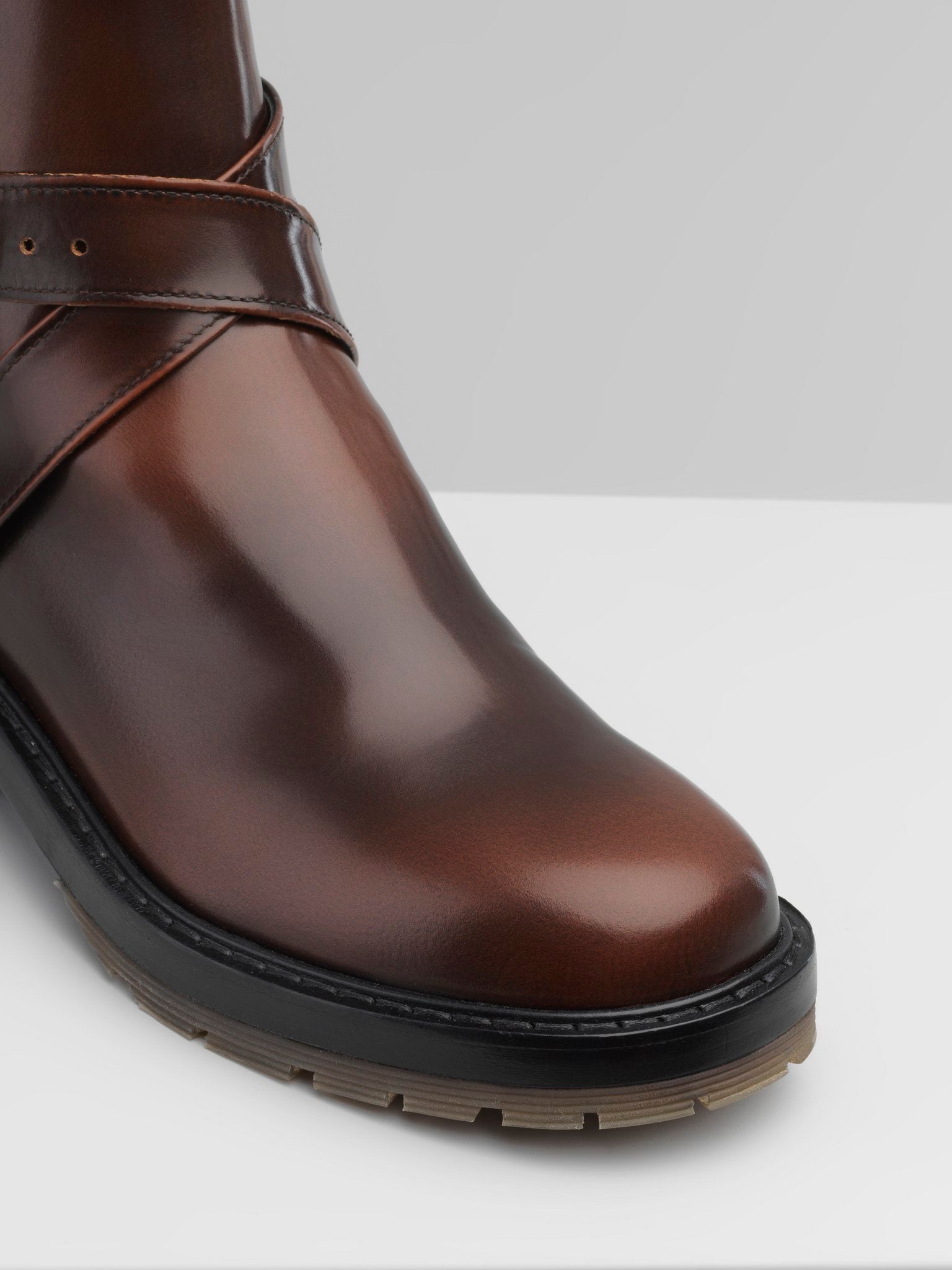 Bottines Diane en cuir - Sooty Brown