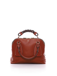Sac de jour Daria en cuir - Sepia Brown