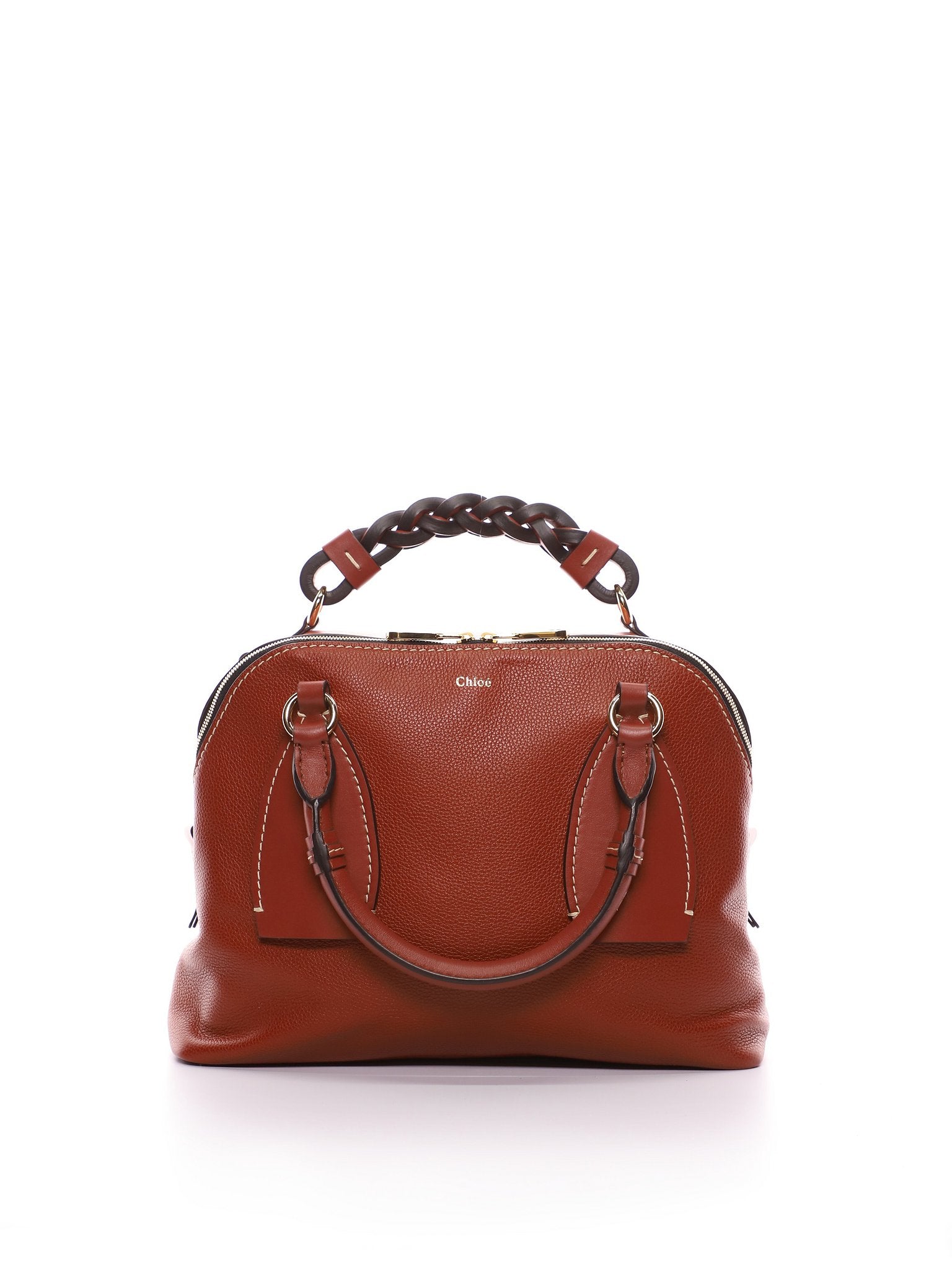 Sac de jour Daria en cuir - Sepia Brown