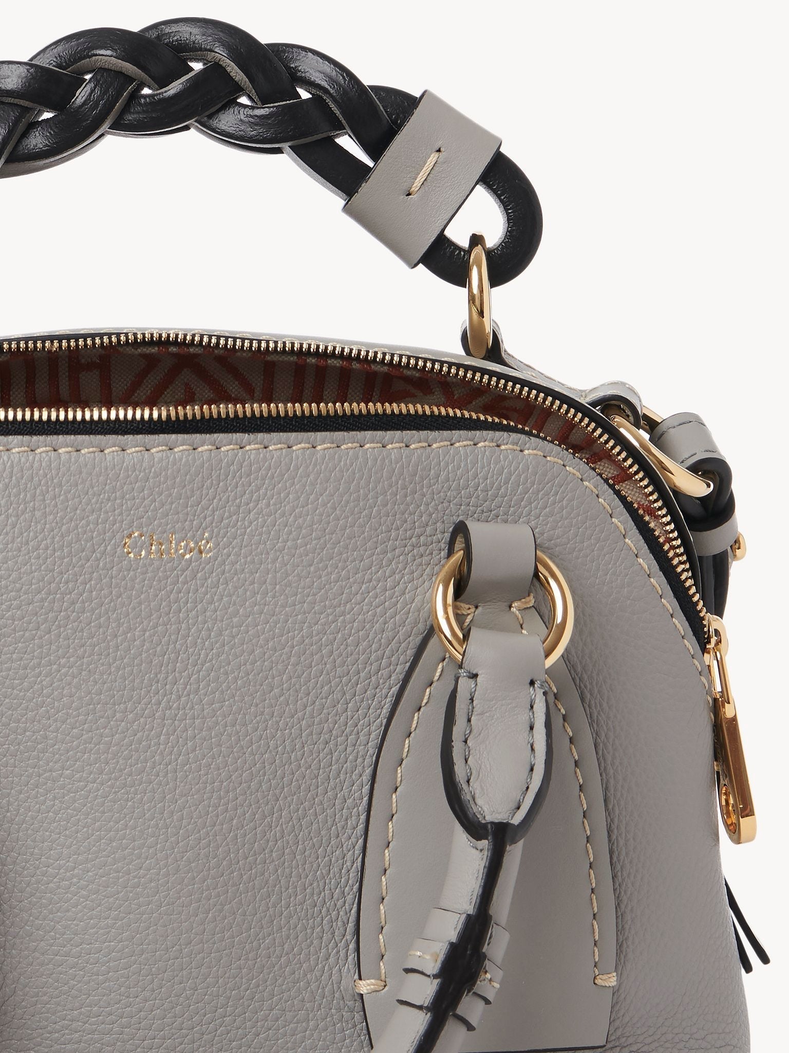 Petit sac Daria en cuir - Stormy Grey