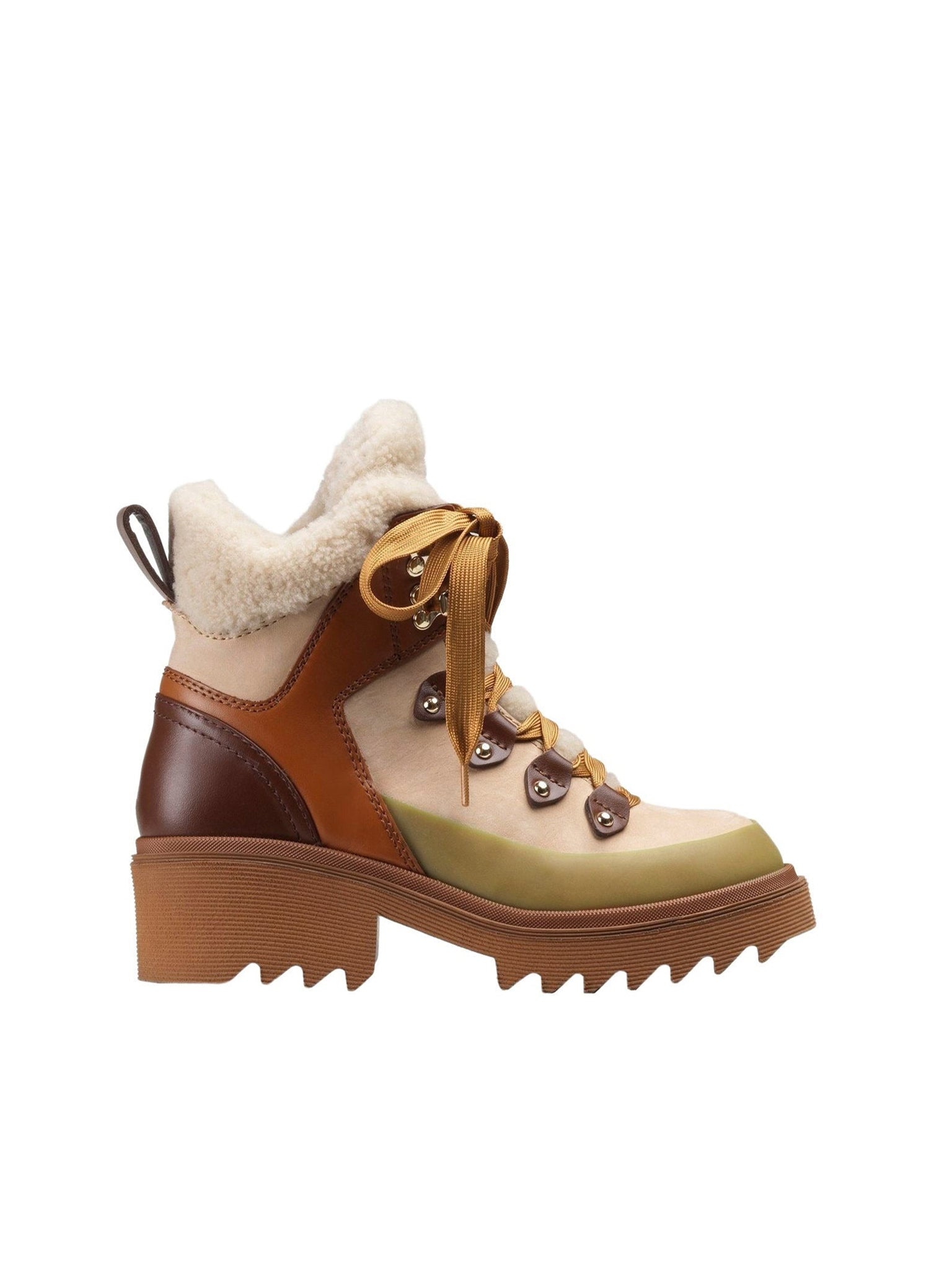 Bottines Elya en cuir - Natural Brown