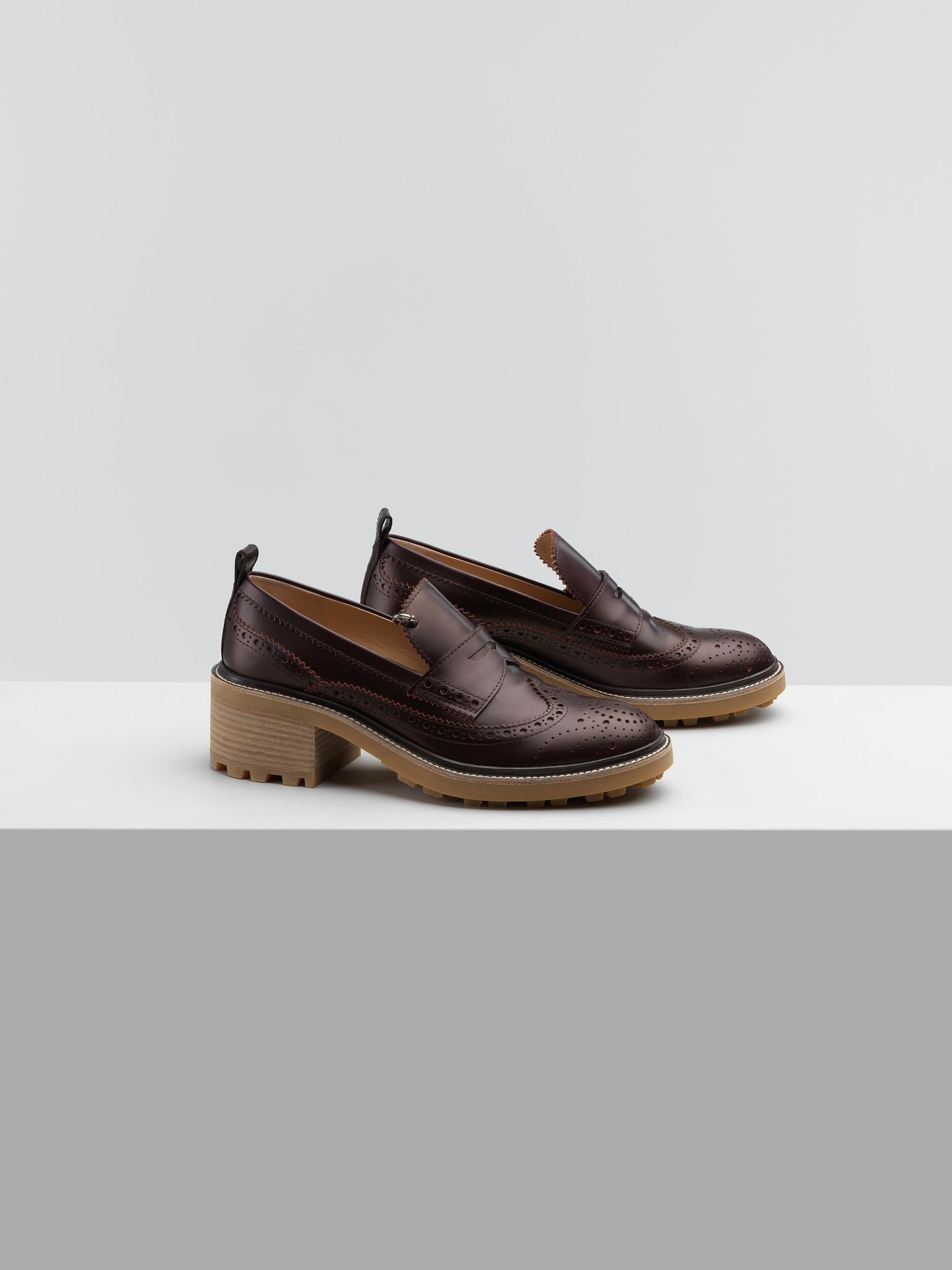 Mocassins Franne en cuir - Perfect Plum