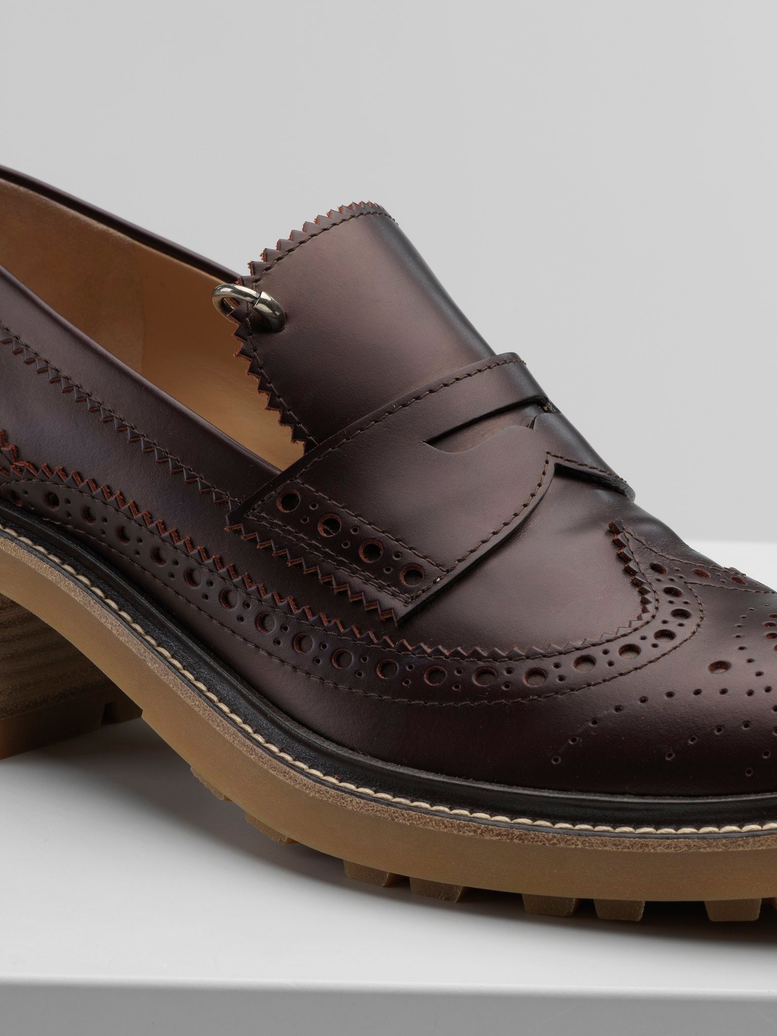 Mocassins Franne en cuir - Perfect Plum