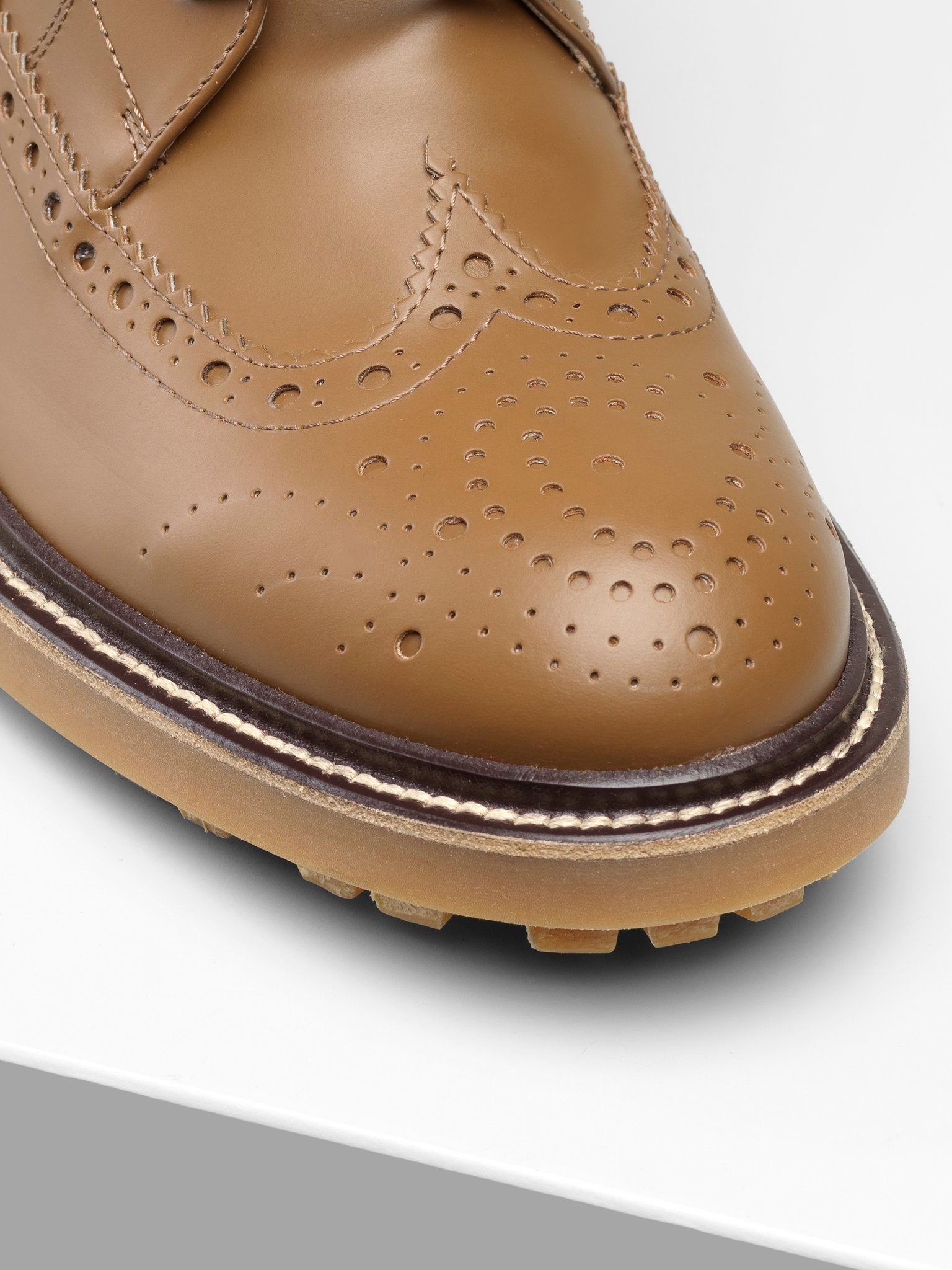 Bottines Franne à lacets en cuir - Antique Brown