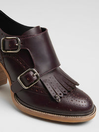 Richelieus Franne à talons hauts en cuir - Perfect Plum