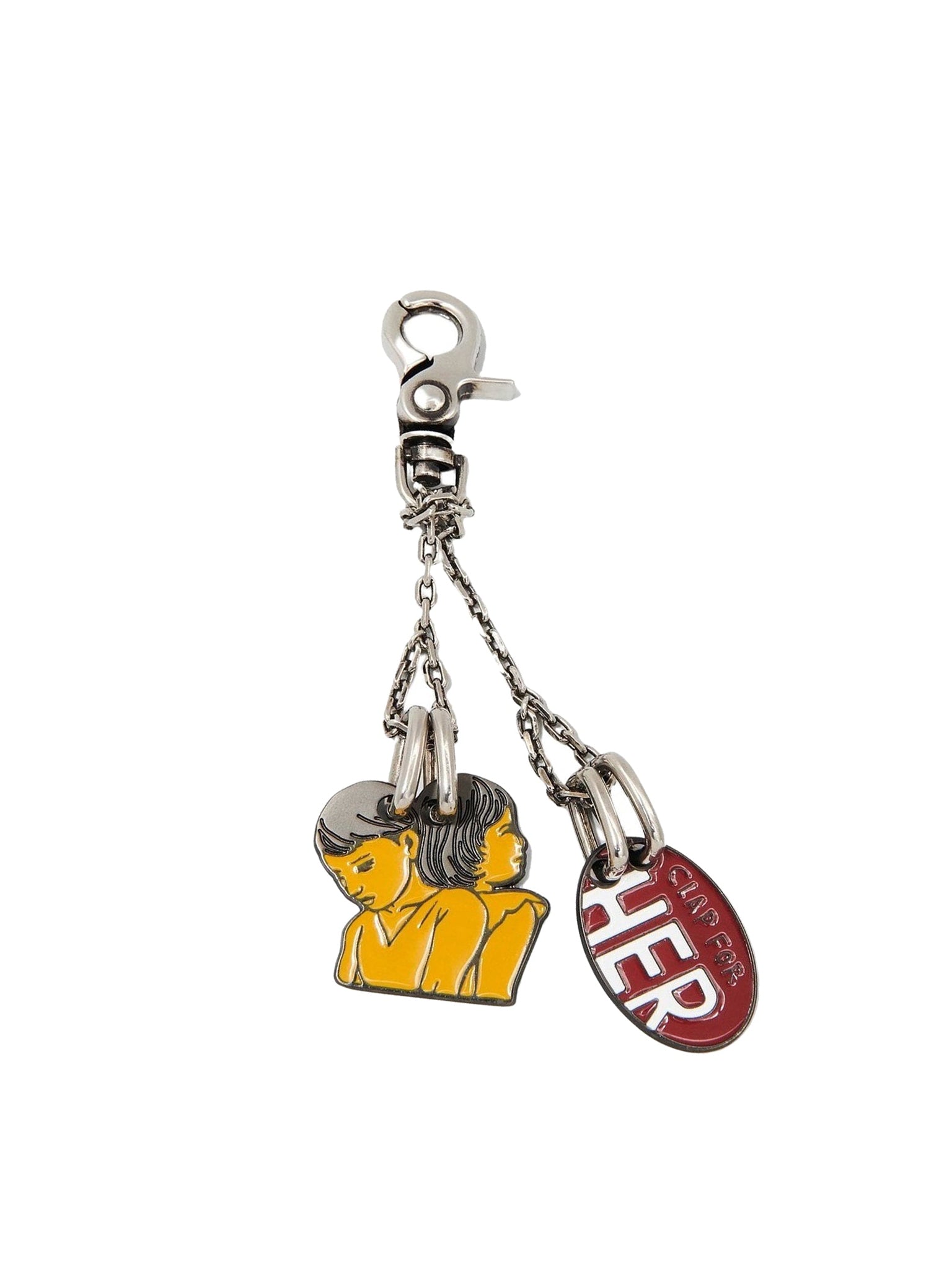 Porte-clés Franckie en laiton - Vintage Gold Brass