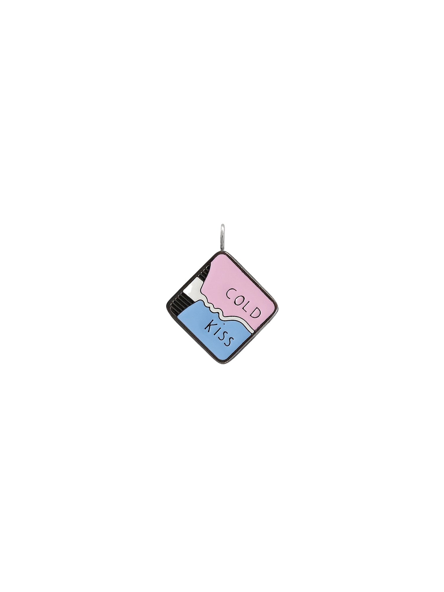 Pendentif pour petite maroquinerie en laiton - Ruthenium