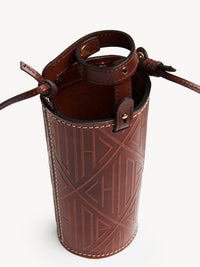 Sac porte-bouteille Fredy en cuir - Copper Brown