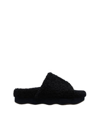 Mules Wavy en cuir - Black