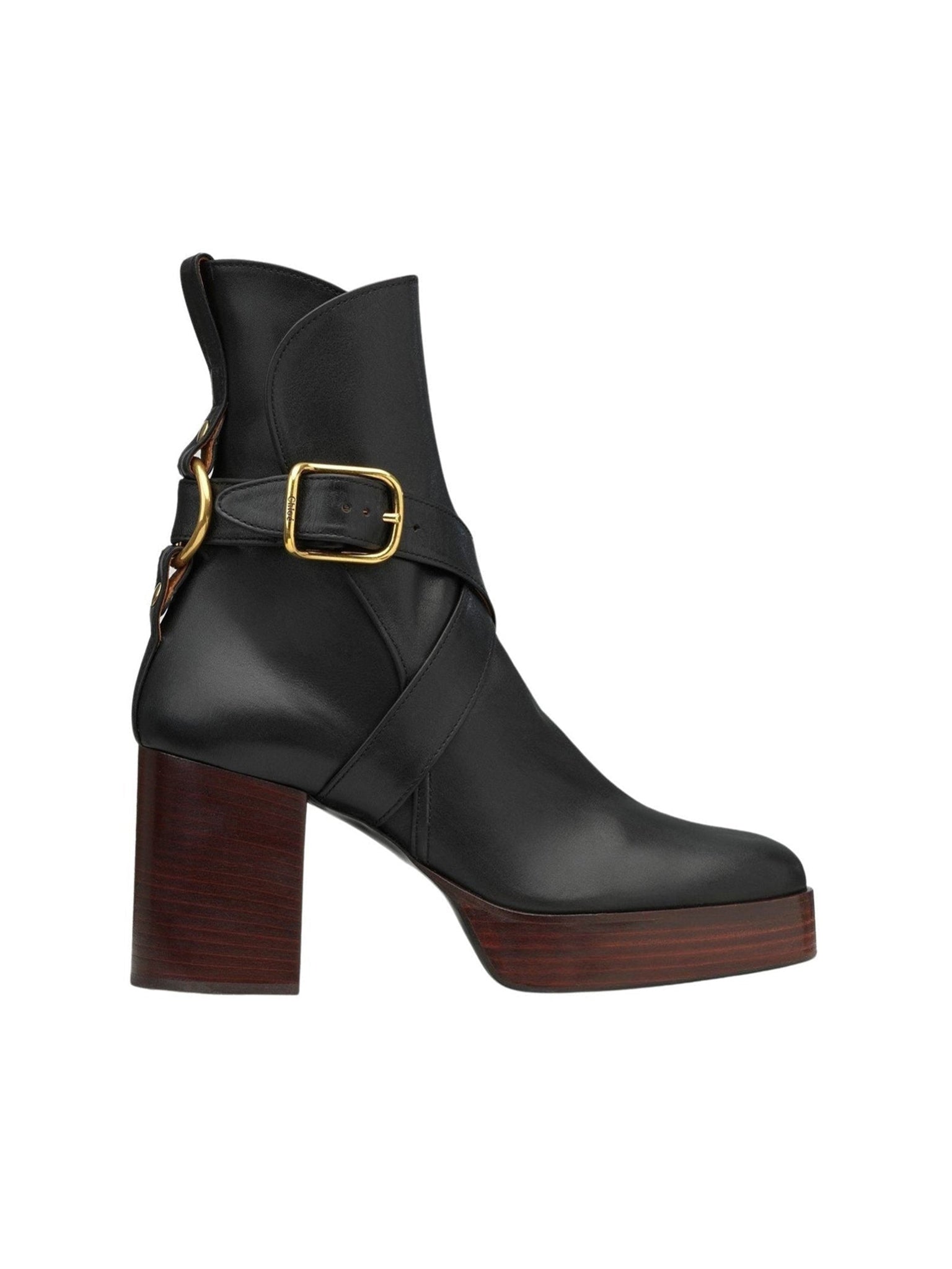 Bottines Izzie en cuir - Black